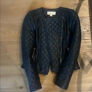 Michael kors leather jacket